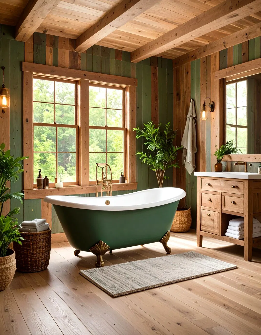 Rustic Bathroom Oasis