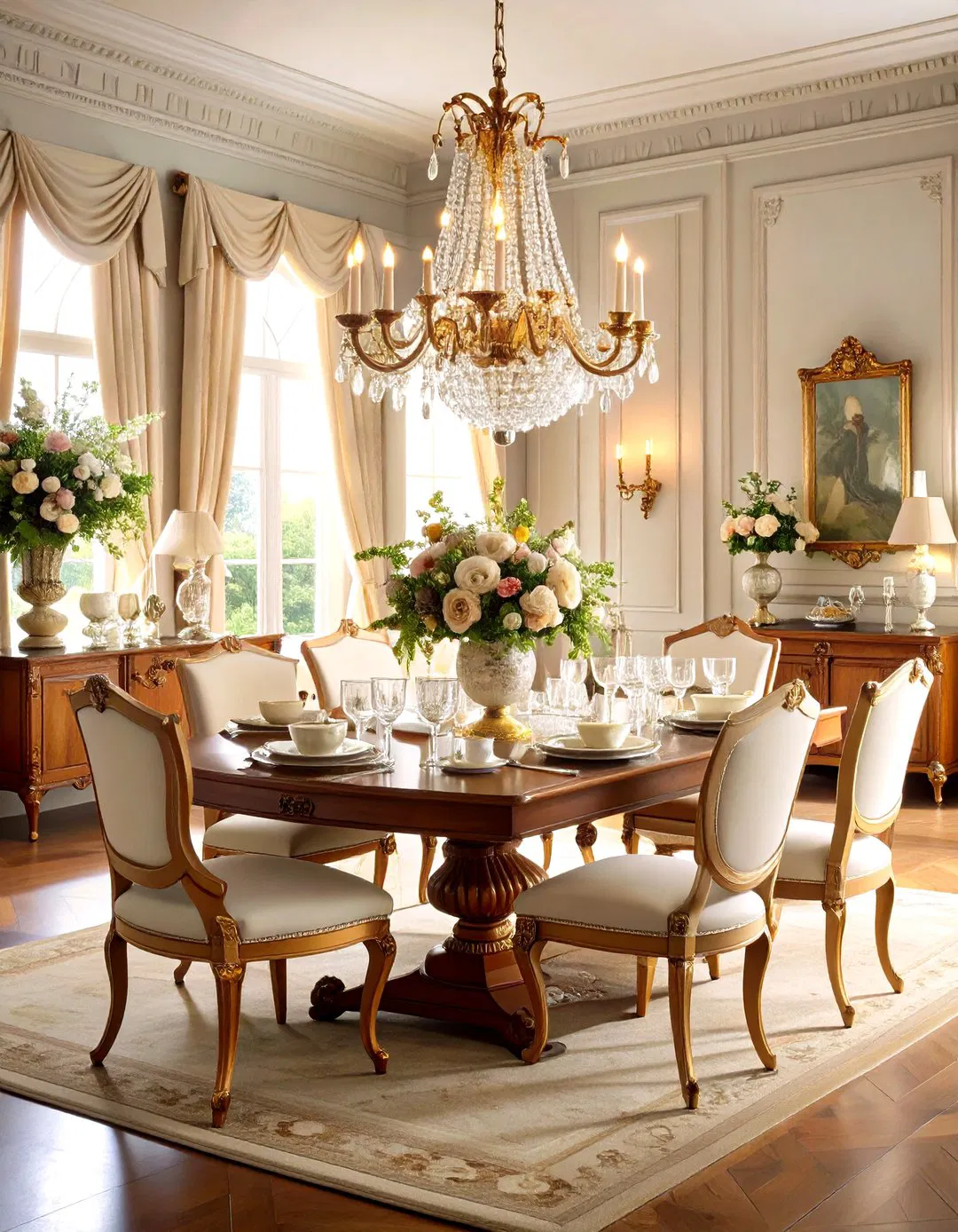 Timeless Antique Dining Room