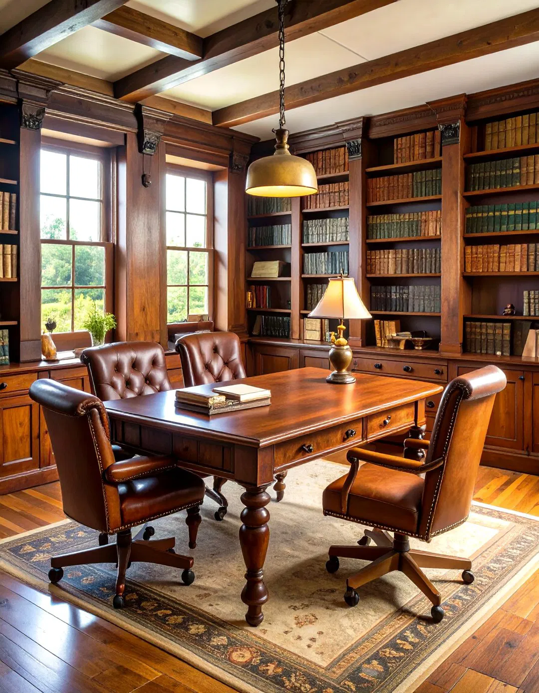 Classic English Country Study