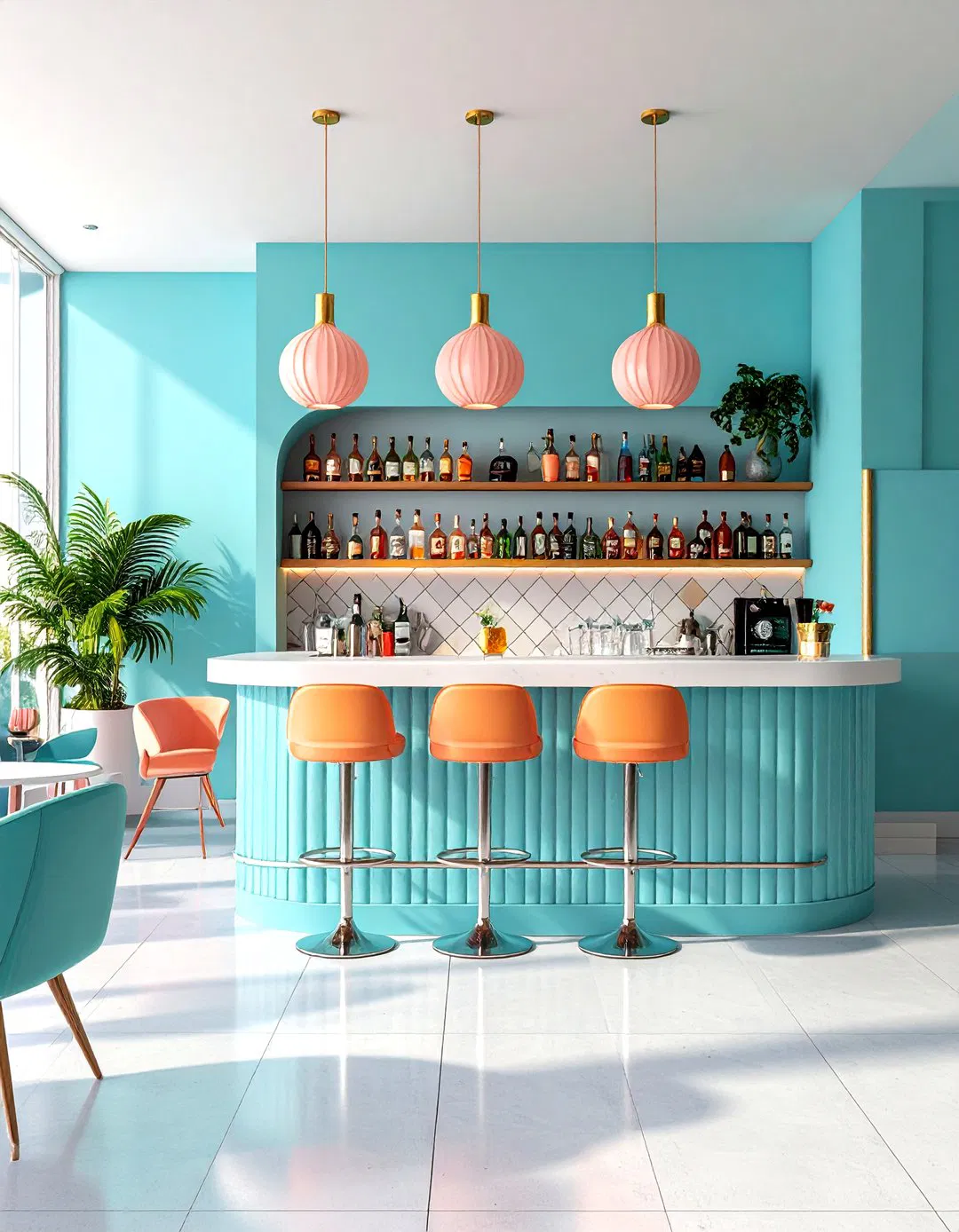 Mid-Century Cocktail Lounge Vibes