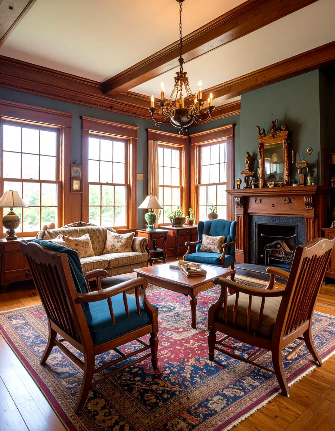 Colonial American Heritage Room