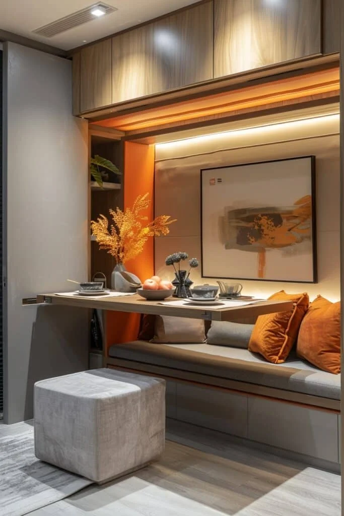 Transformable Desk-to-Dining Area Concepts