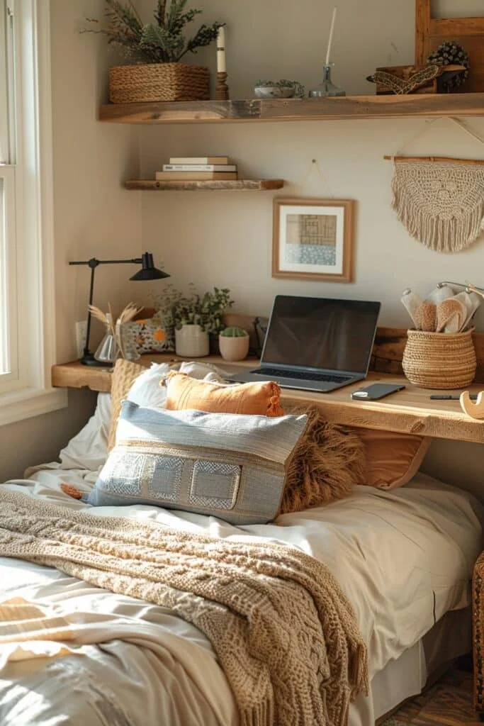 Over-the-Bed Desks for Tiny Bedrooms