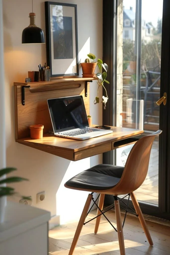 Minimal Footprint Floating Desks
