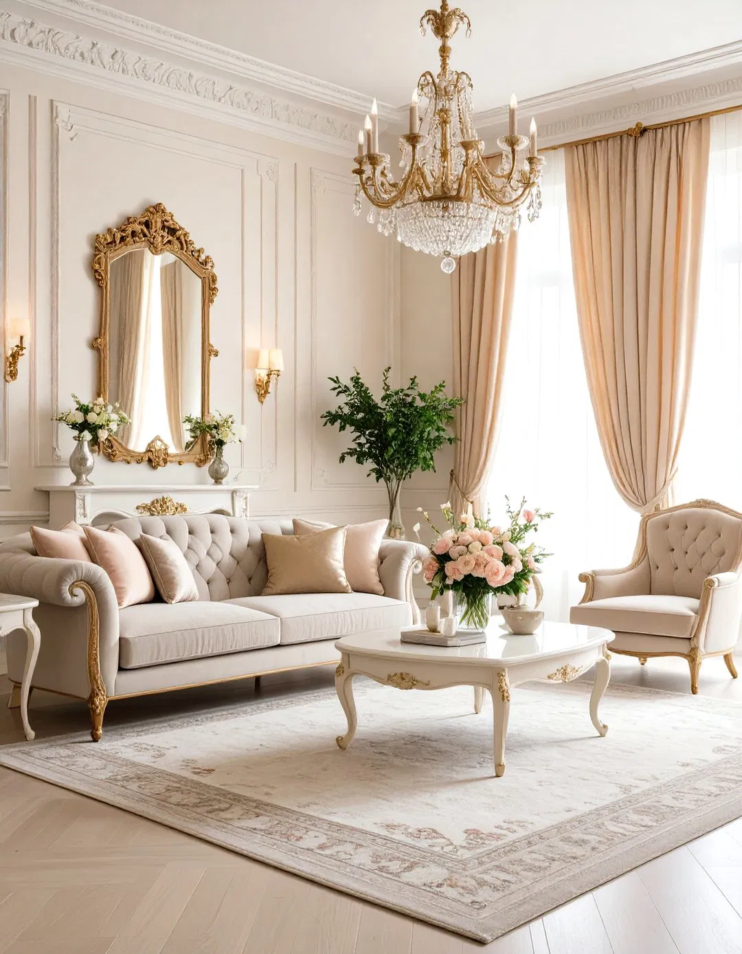 Neutral Victorian Elegance