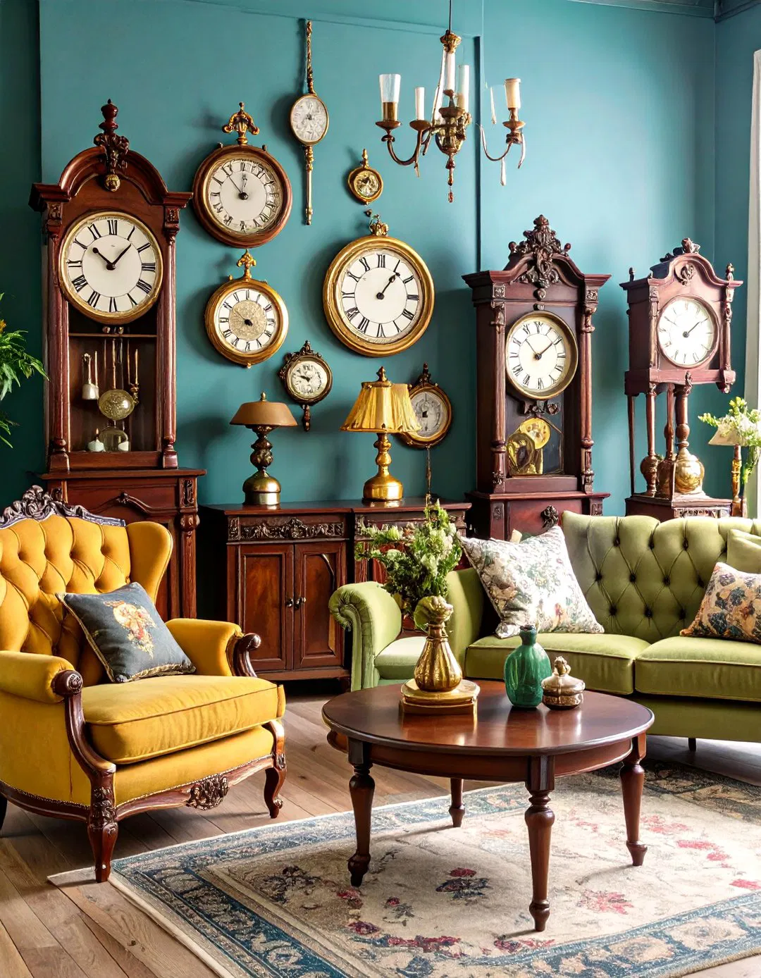 Victorian Antique Clock Collection