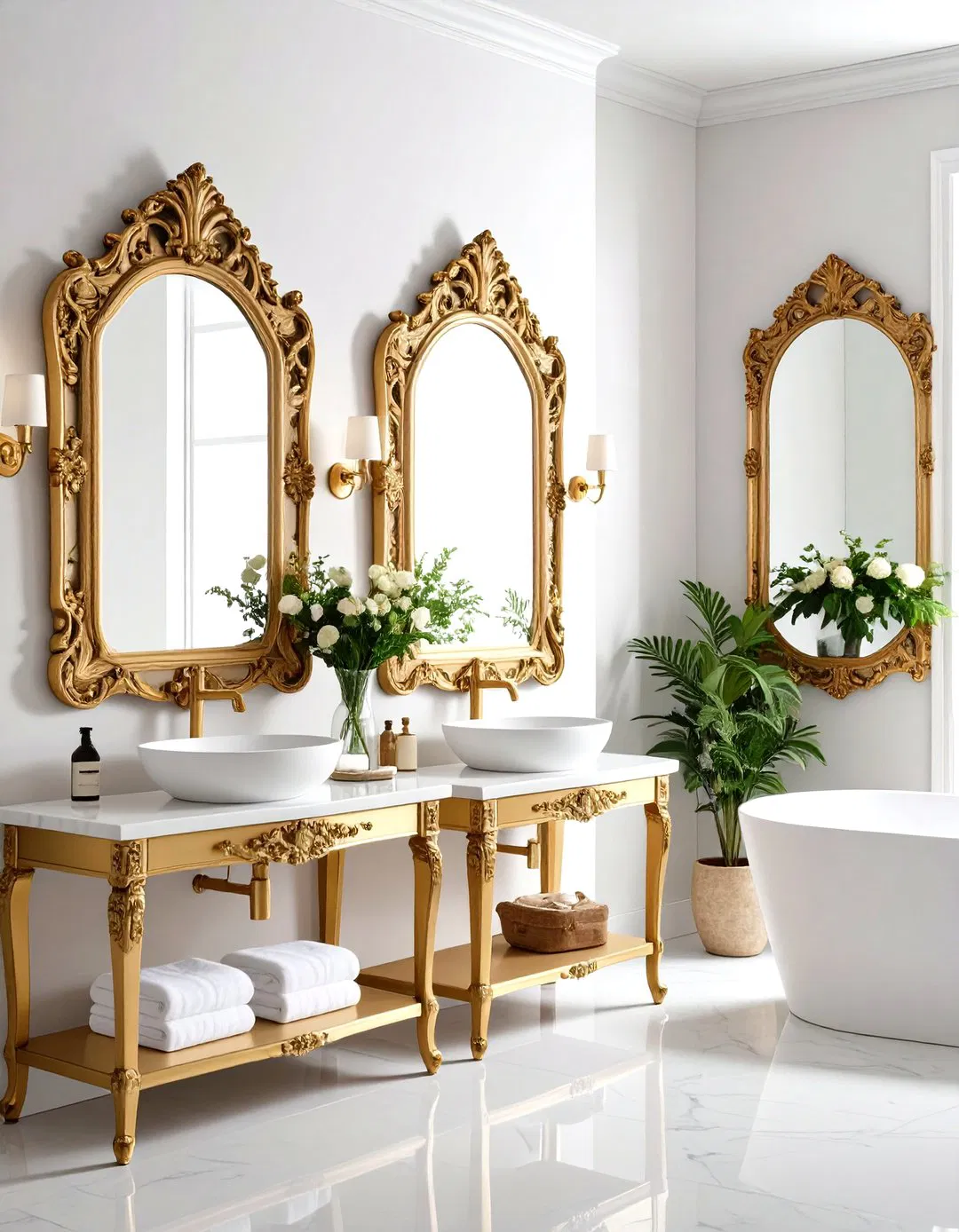 Ornate Gilded Mirror Collection