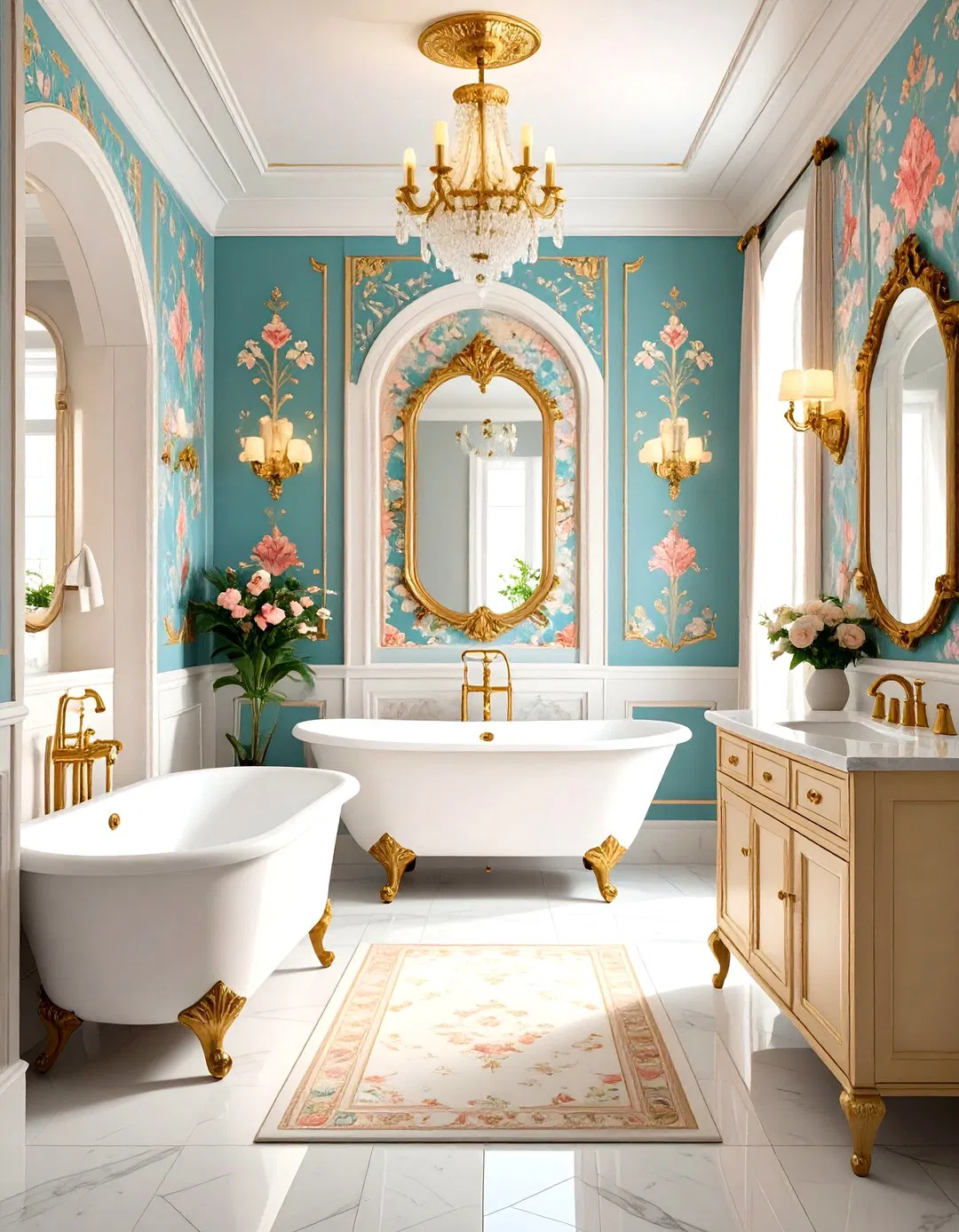 Damask Pattern Wallpaper Design