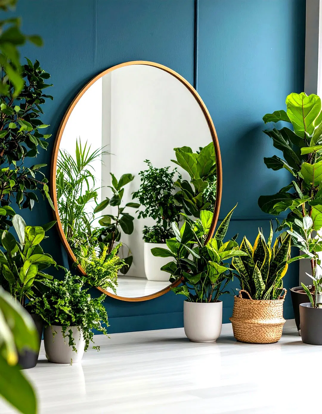 Mirror and Plant Reflection Displays