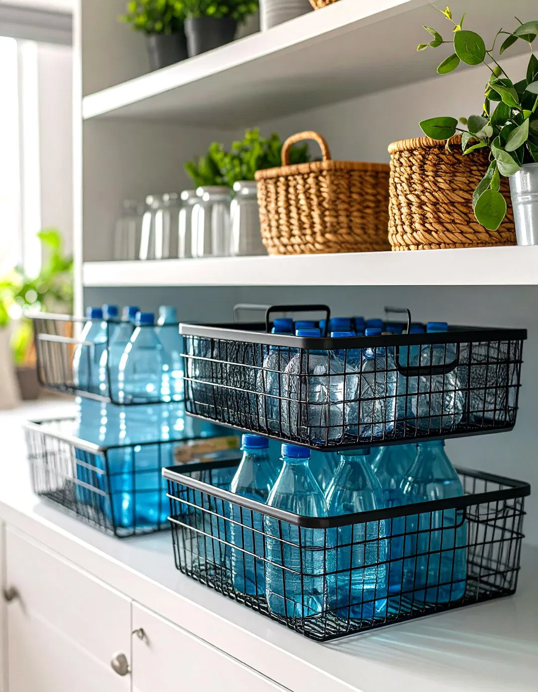 Wire Storage Basket Solution