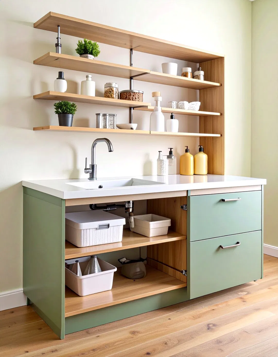 Under Sink Cabinet Storage