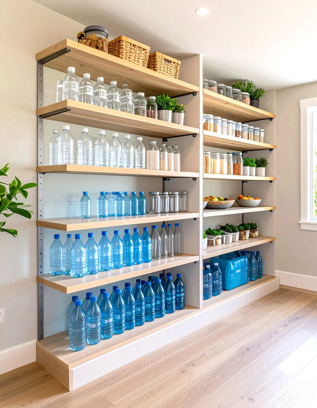 Pantry Shelf Tiered System