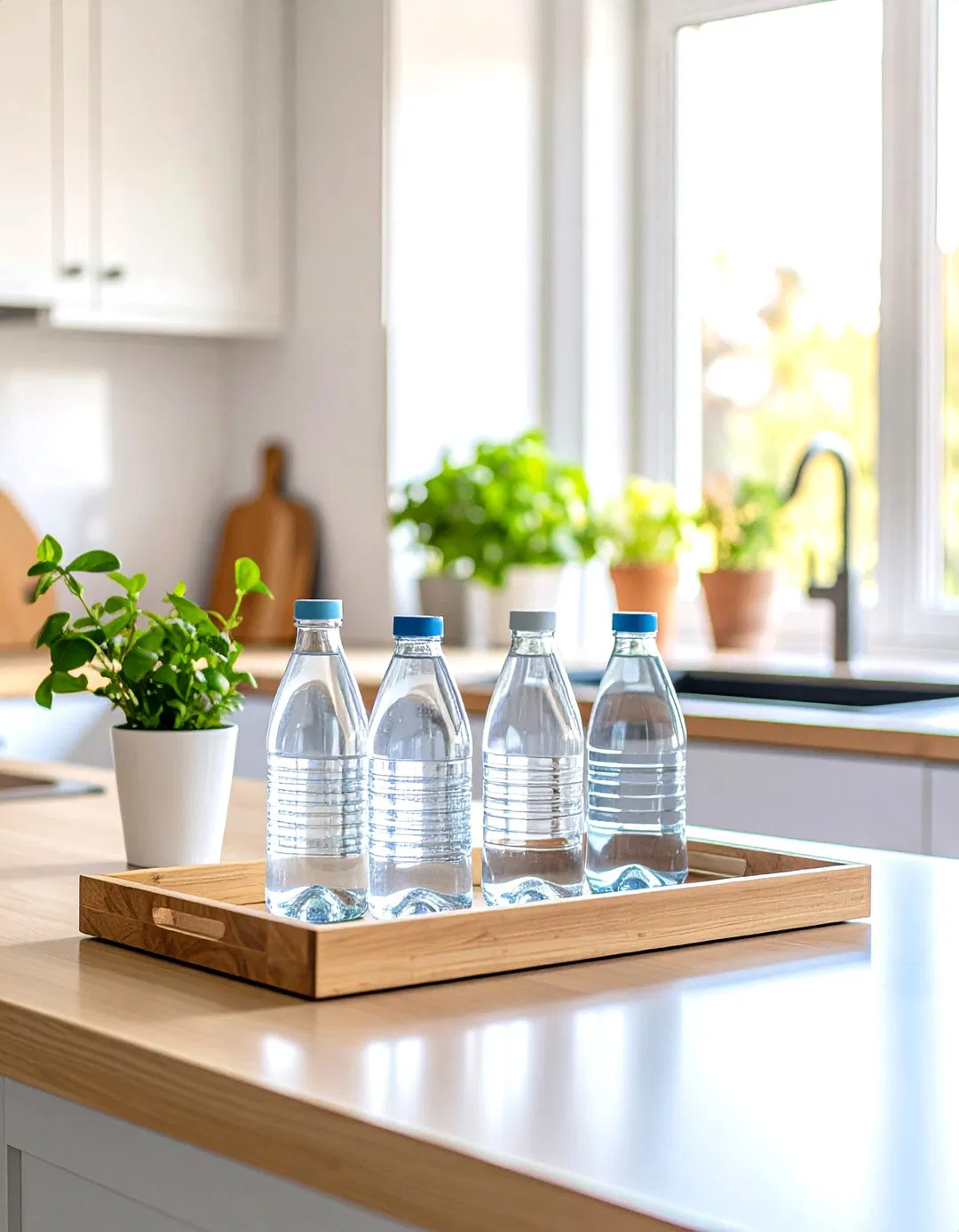 Countertop Tray Organization