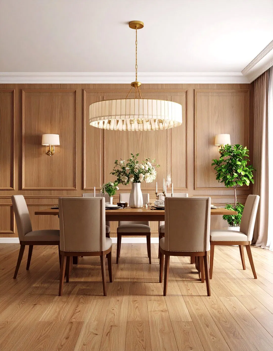 Traditional Wainscoting Panels - Wall Trim Ideas