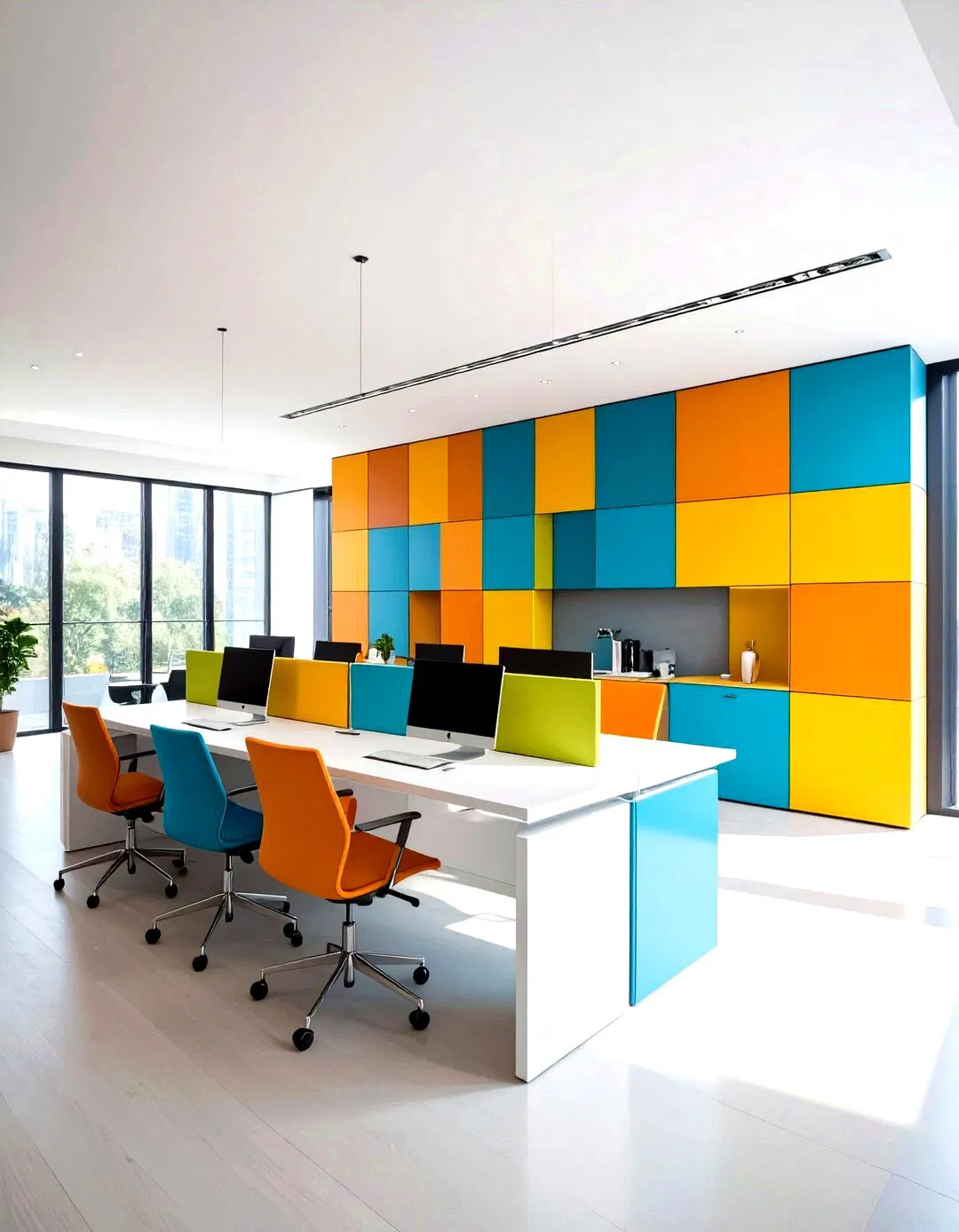 Asymmetrical Modern Patterns - Wall Trim Ideas