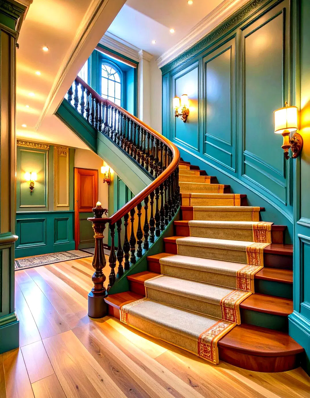 Stairway Wall Trim - Wall Trim Ideas