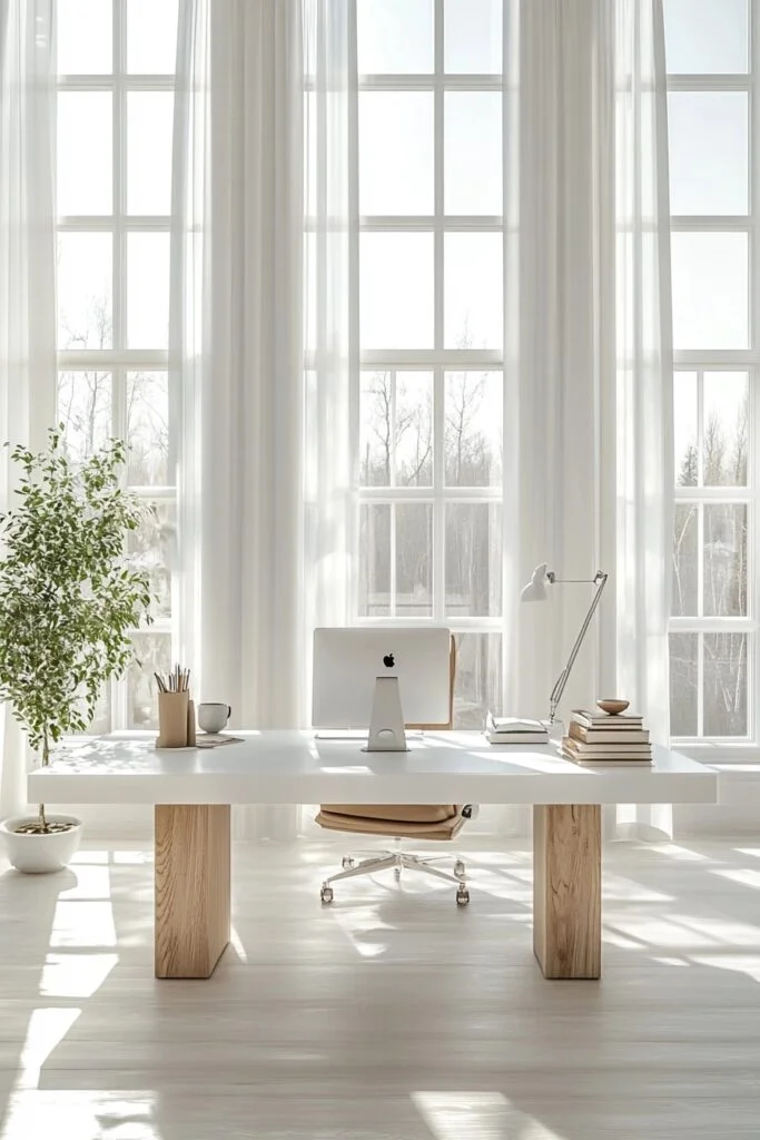 Bright and Airy Office Design