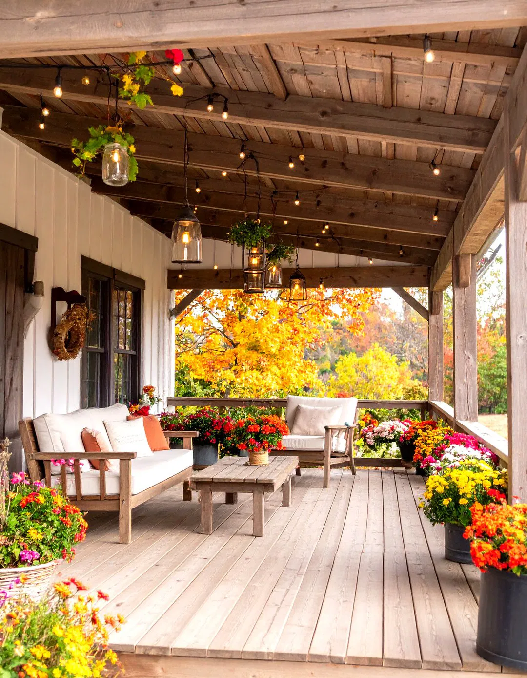 Rustic Farmhouse Veranda