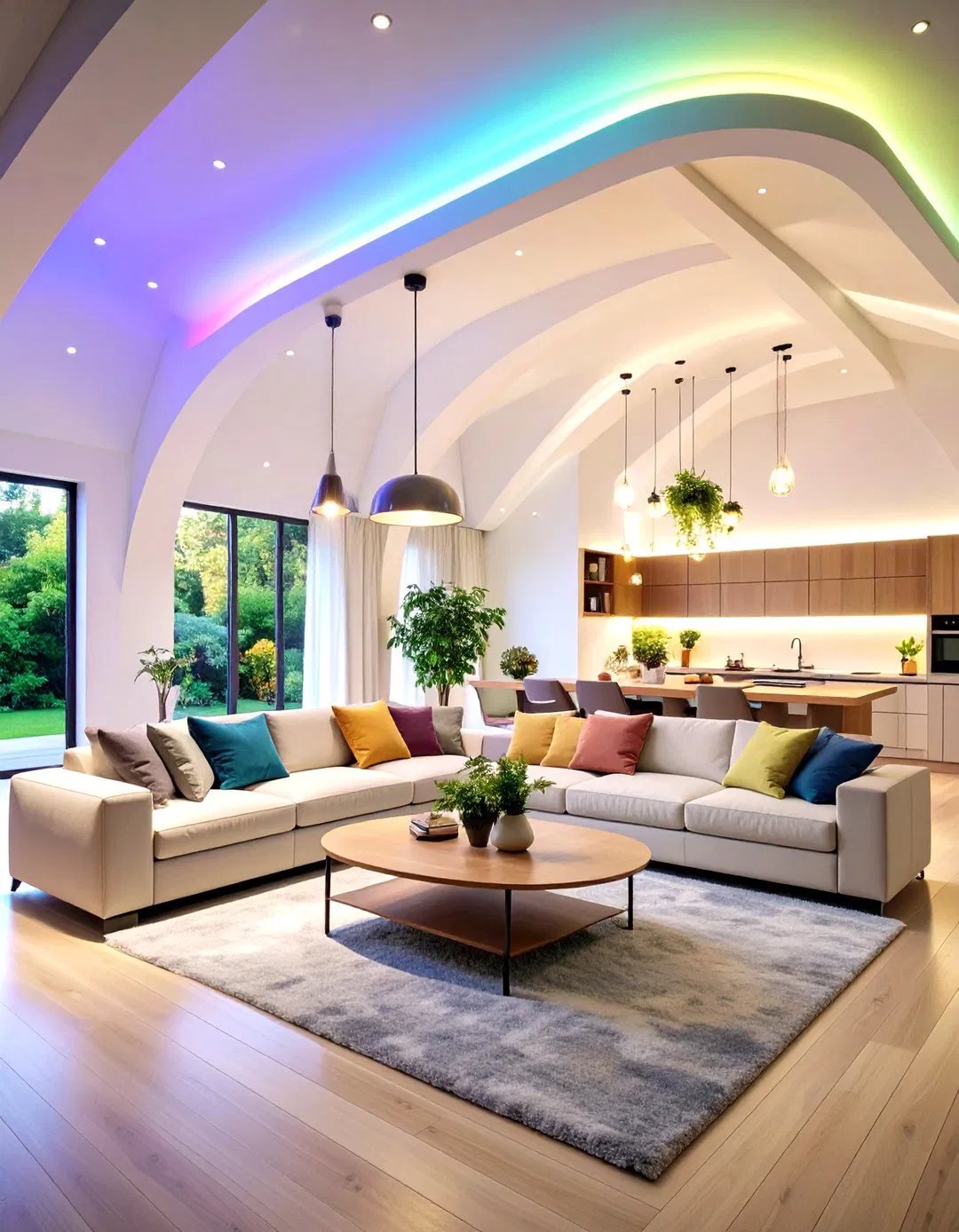 Smart Home Lighting Integration for Vaulted Ceilings