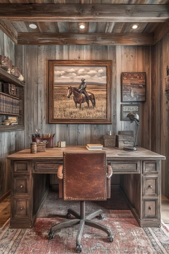 Wild West Cowboy Study Hideout