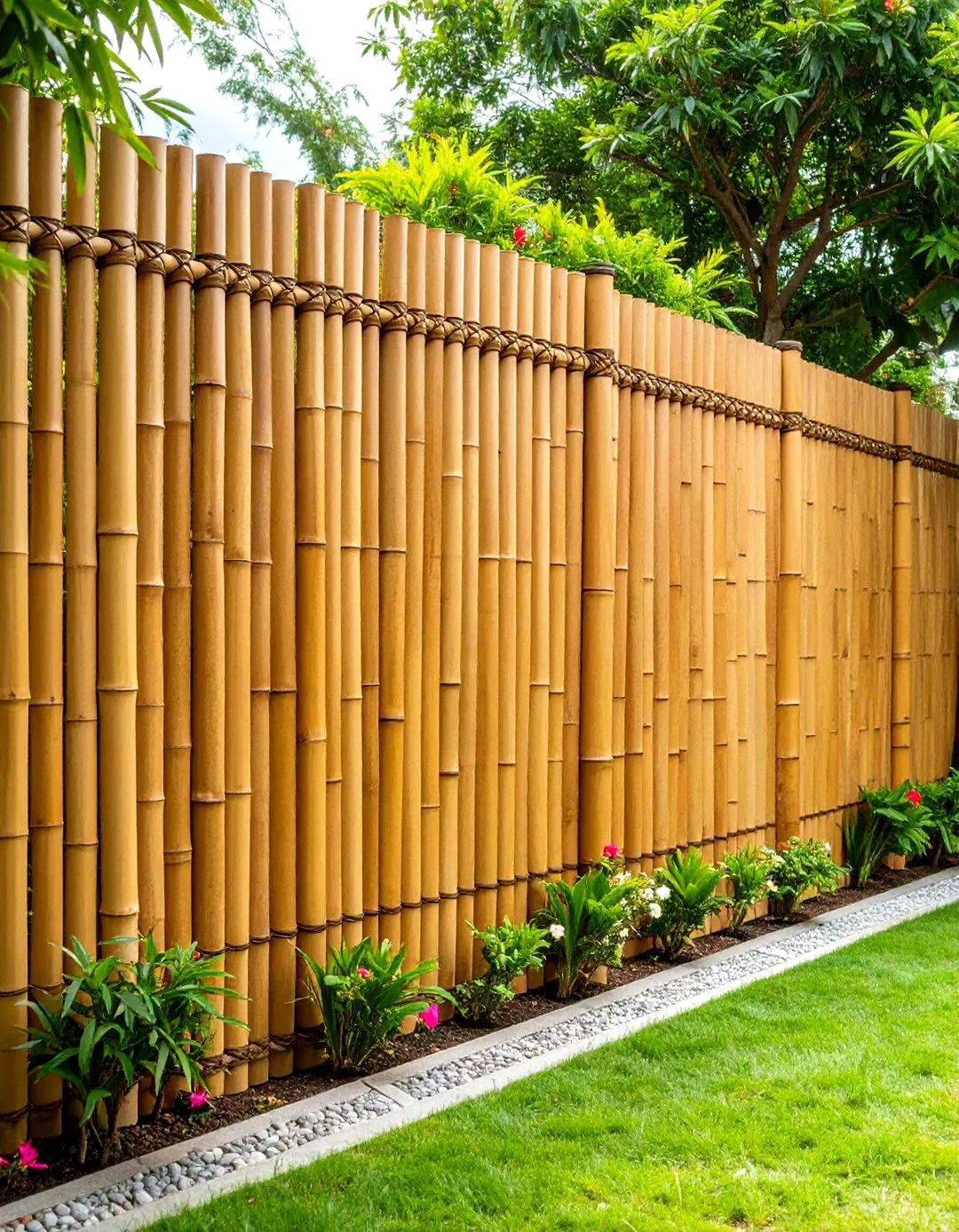 Eco-Friendly Bamboo Screening for a Natural Look
