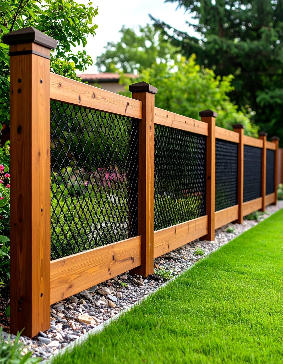 Hybrid Wire and Wood Fences for Balanced Functionality
