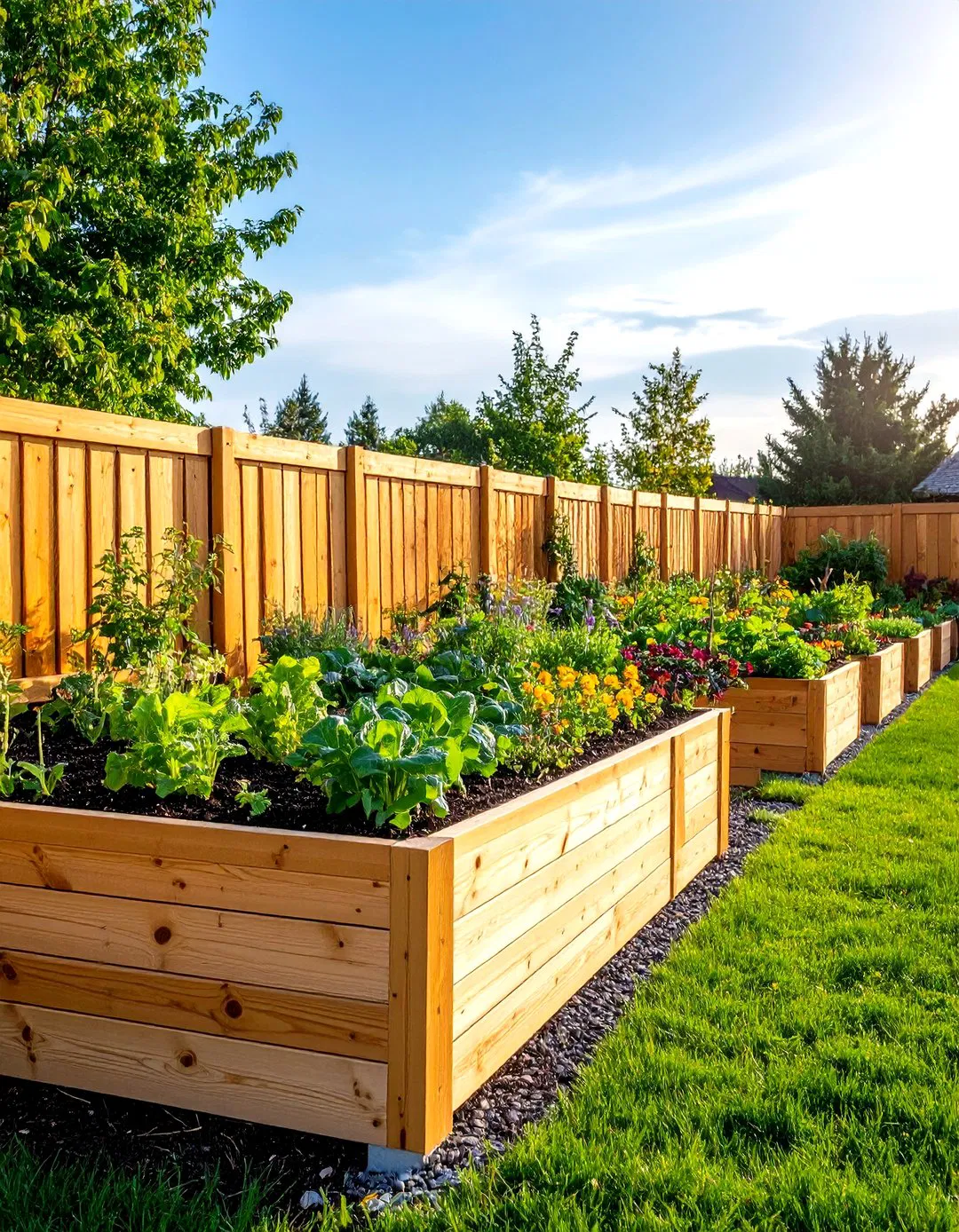 Integrated Multi-Level Raised Bed Fencing Systems
