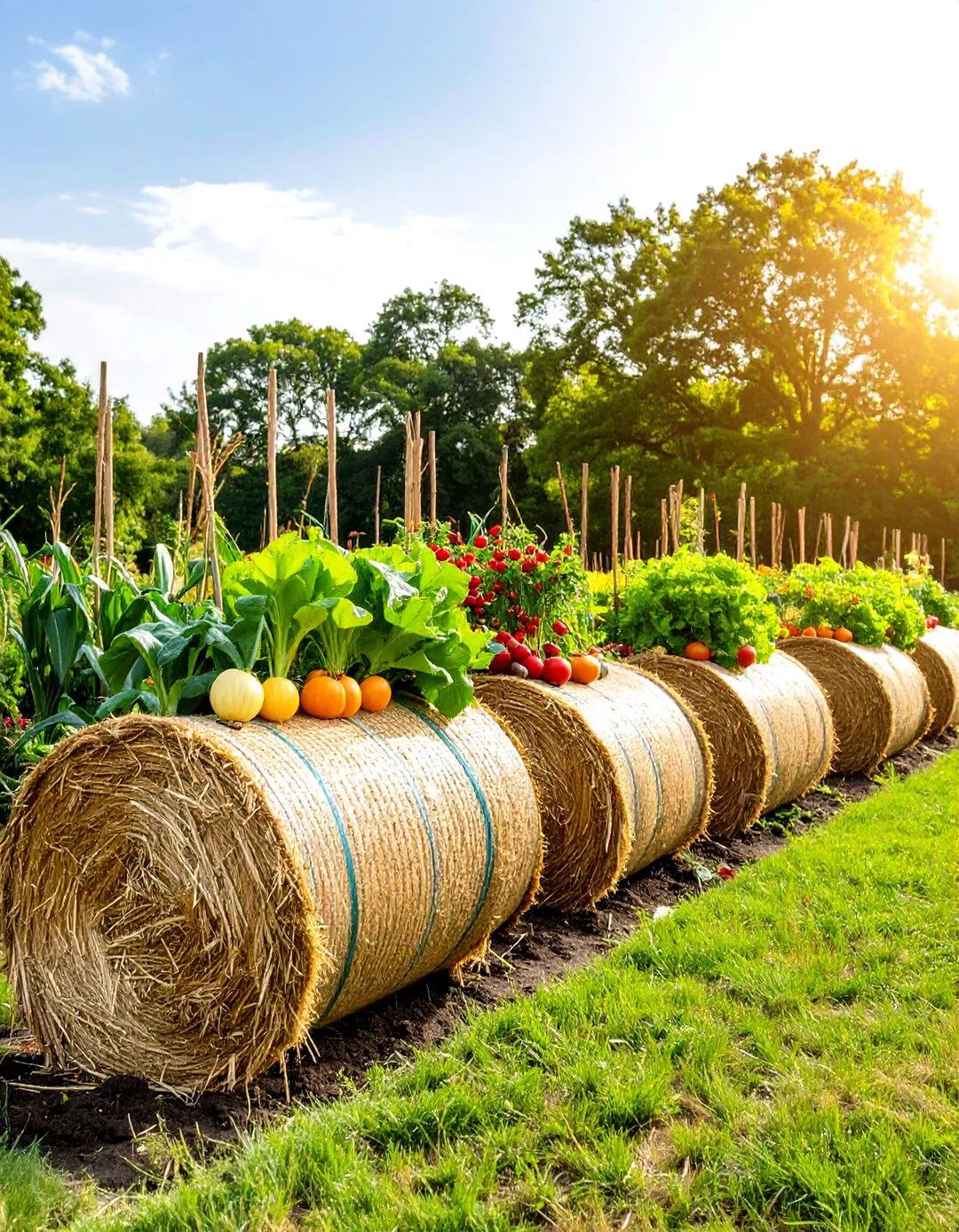 Straw Bale Garden