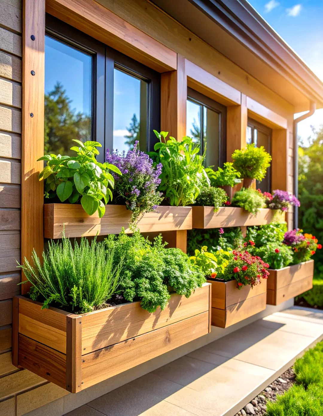 Window Box Herb Garden