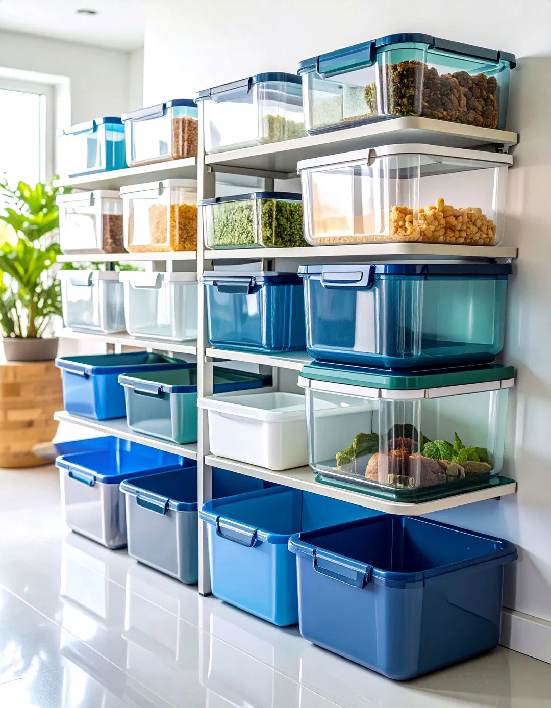 Modular Stackable Storage Units - Vanity Storage Ideas