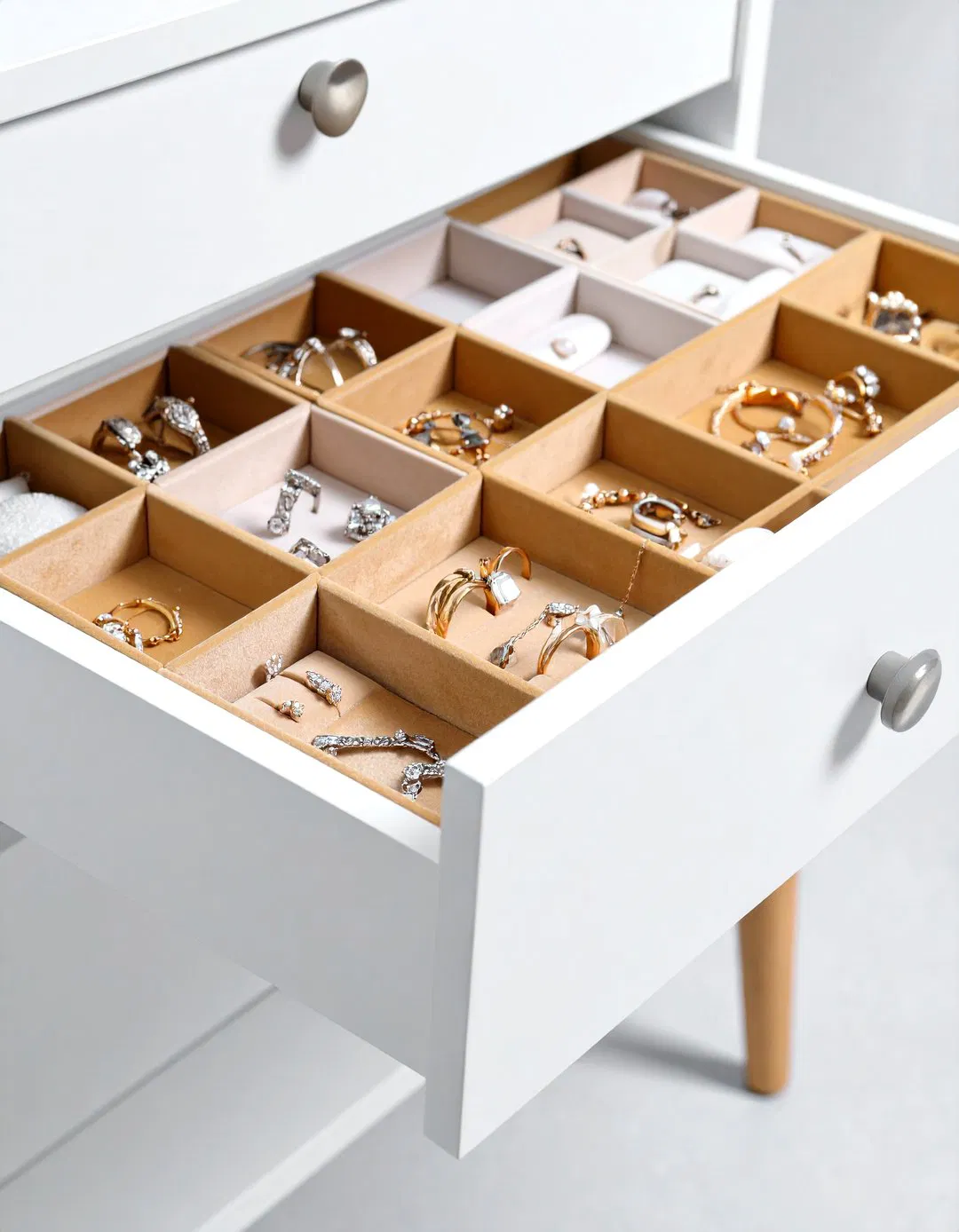 Integrated Jewelry Storage Trays - Vanity Storage Ideas