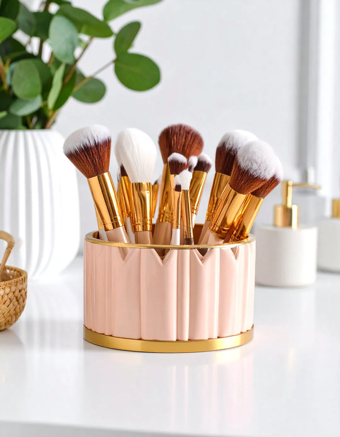 Dedicated Brush and Tool Holders - Vanity Storage Ideas