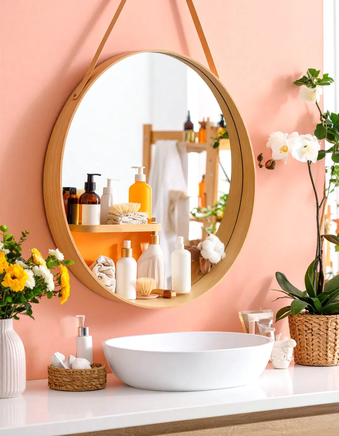 Hidden Storage Behind Mirrors - Vanity Storage Ideas