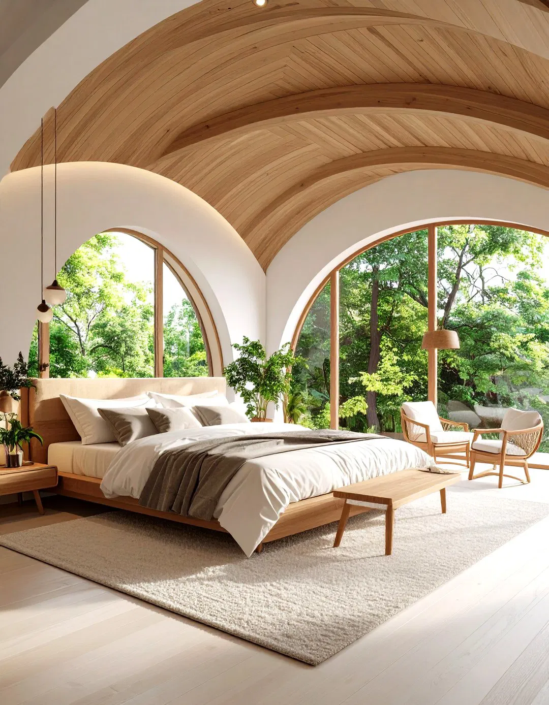 Curved Radius Tray Ceiling