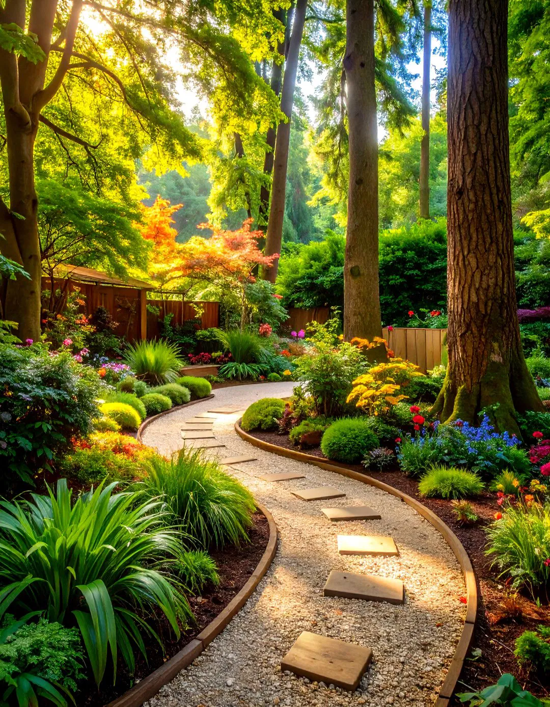 Understory Garden Beneath Trees