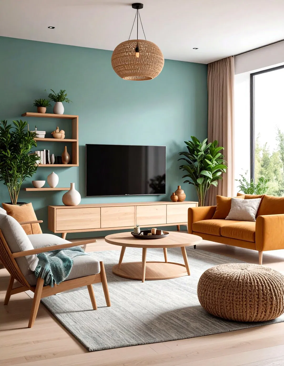 Scandinavian Simplicity - TV Room Ideas