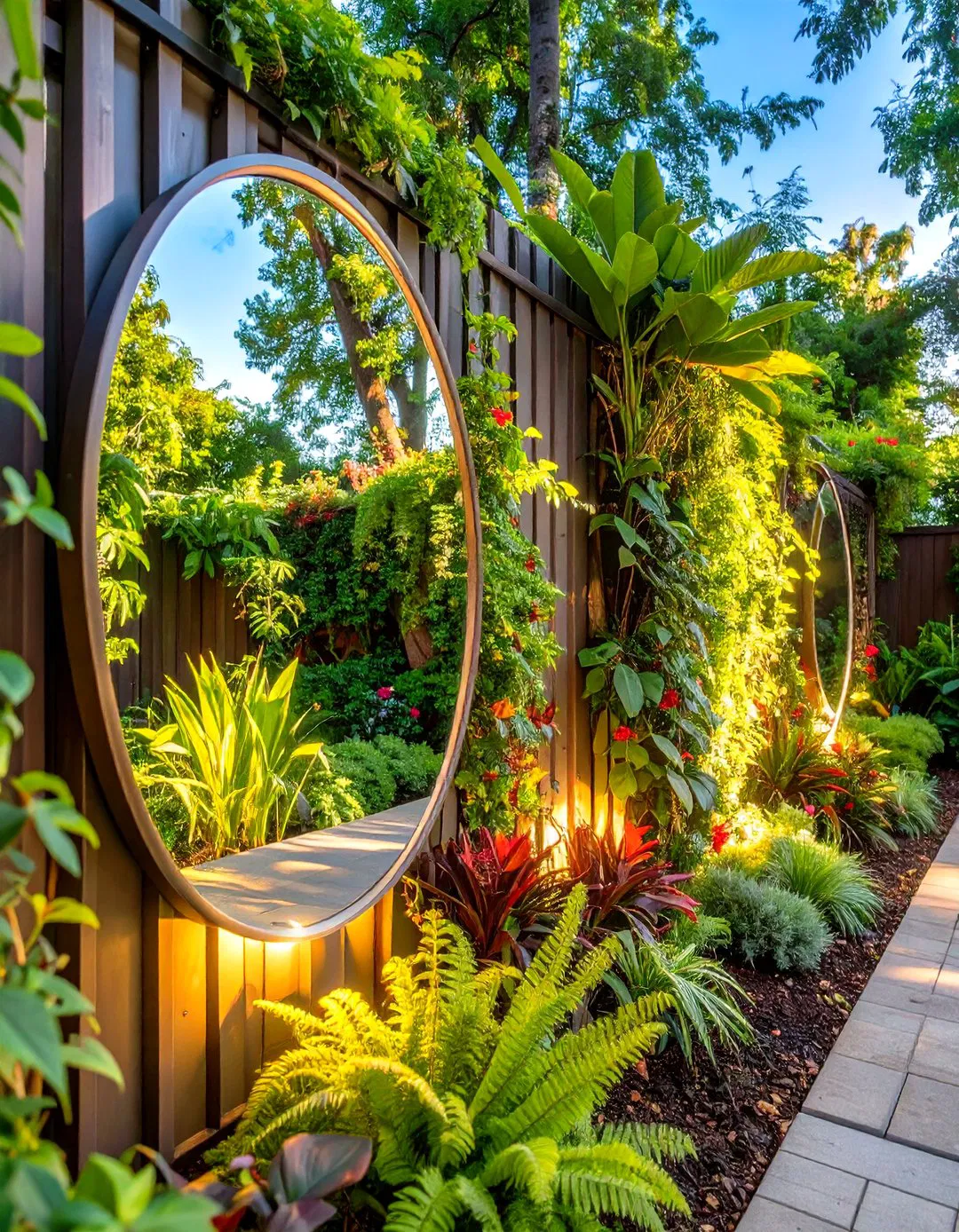 Mirror Illusion Expansion - Townhouse Backyard Ideas