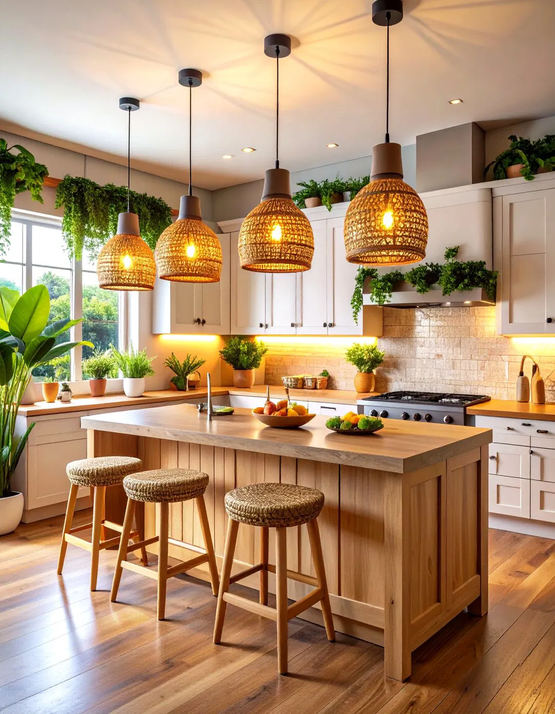 Rattan Pendant Light Collection