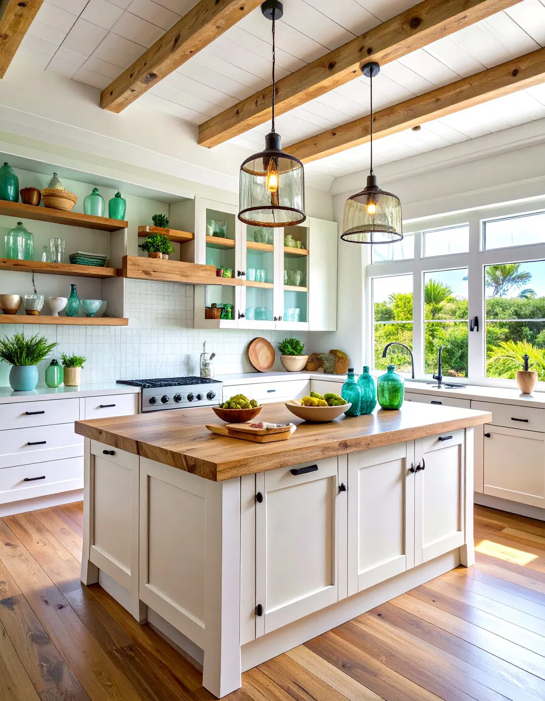 Driftwood and Sea Glass Accessories