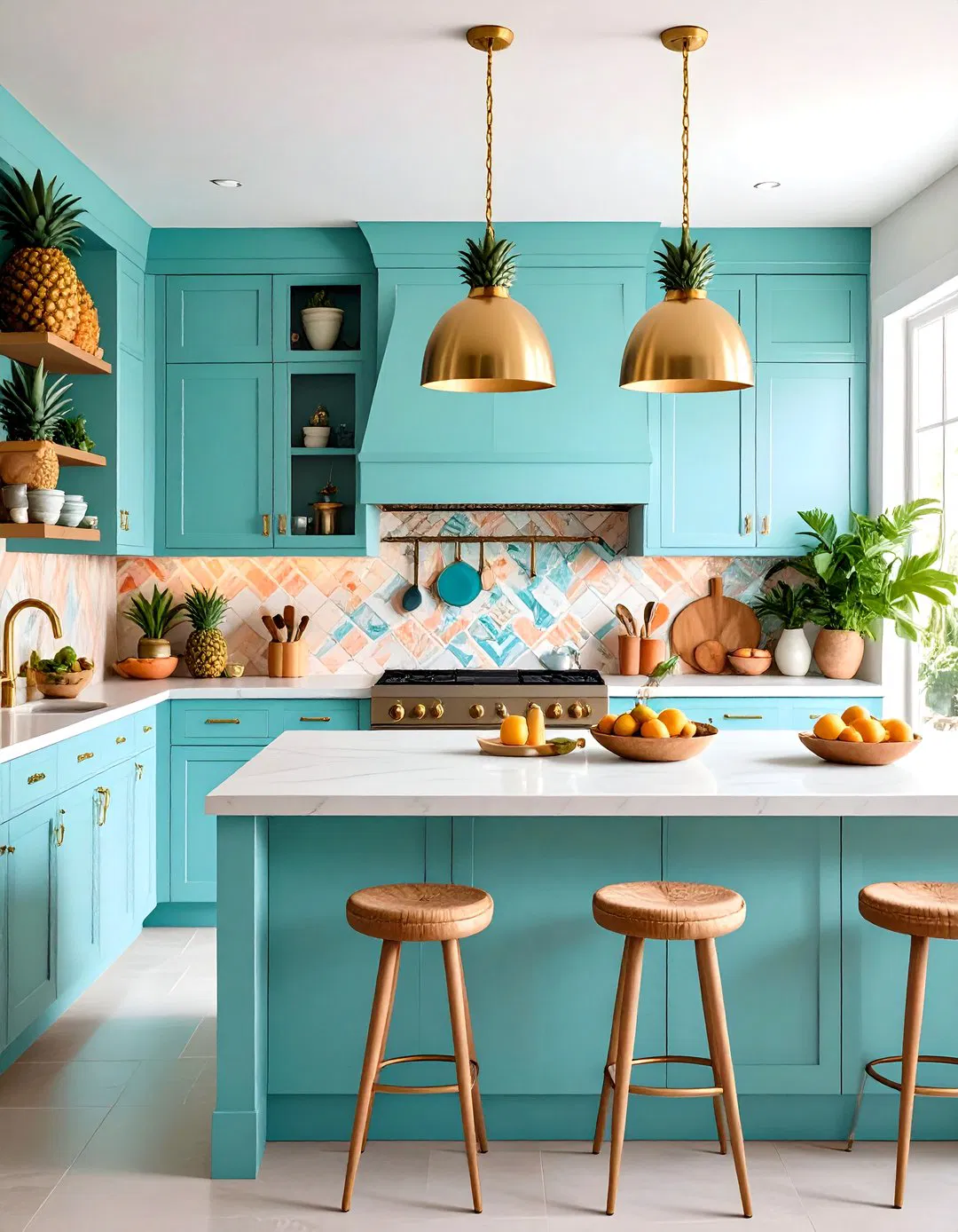 Pineapple Motif Hardware and Fixtures