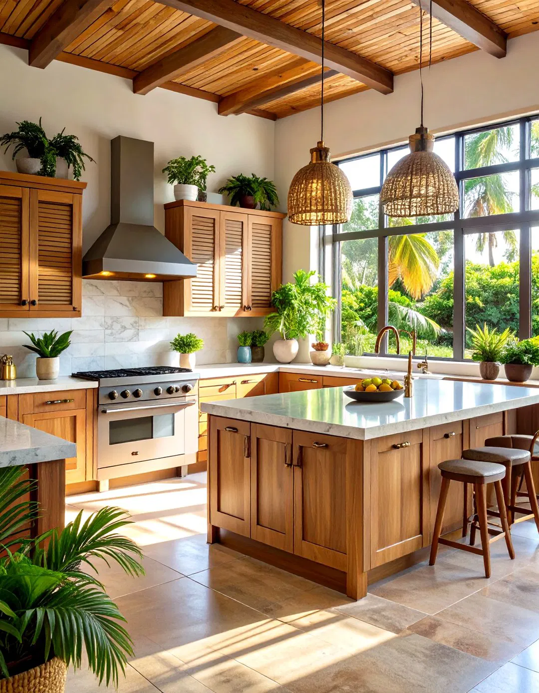 Louvered Cabinet Doors and Windows