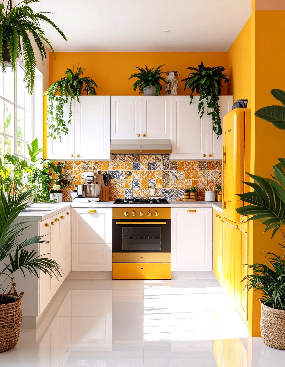 Sunset Orange and Golden Yellow Sunrise Theme