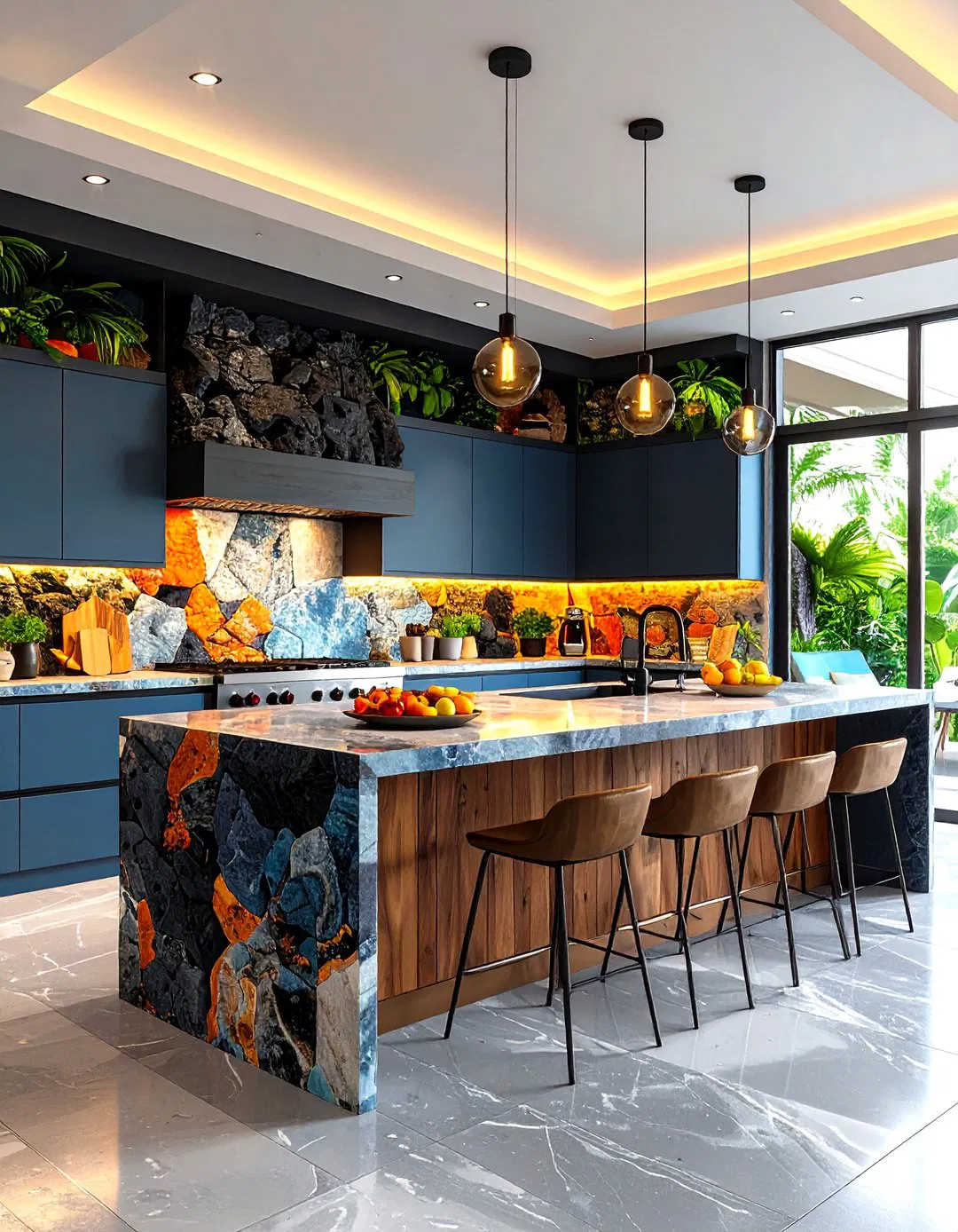 Volcanic Rock and Lava Stone Elements