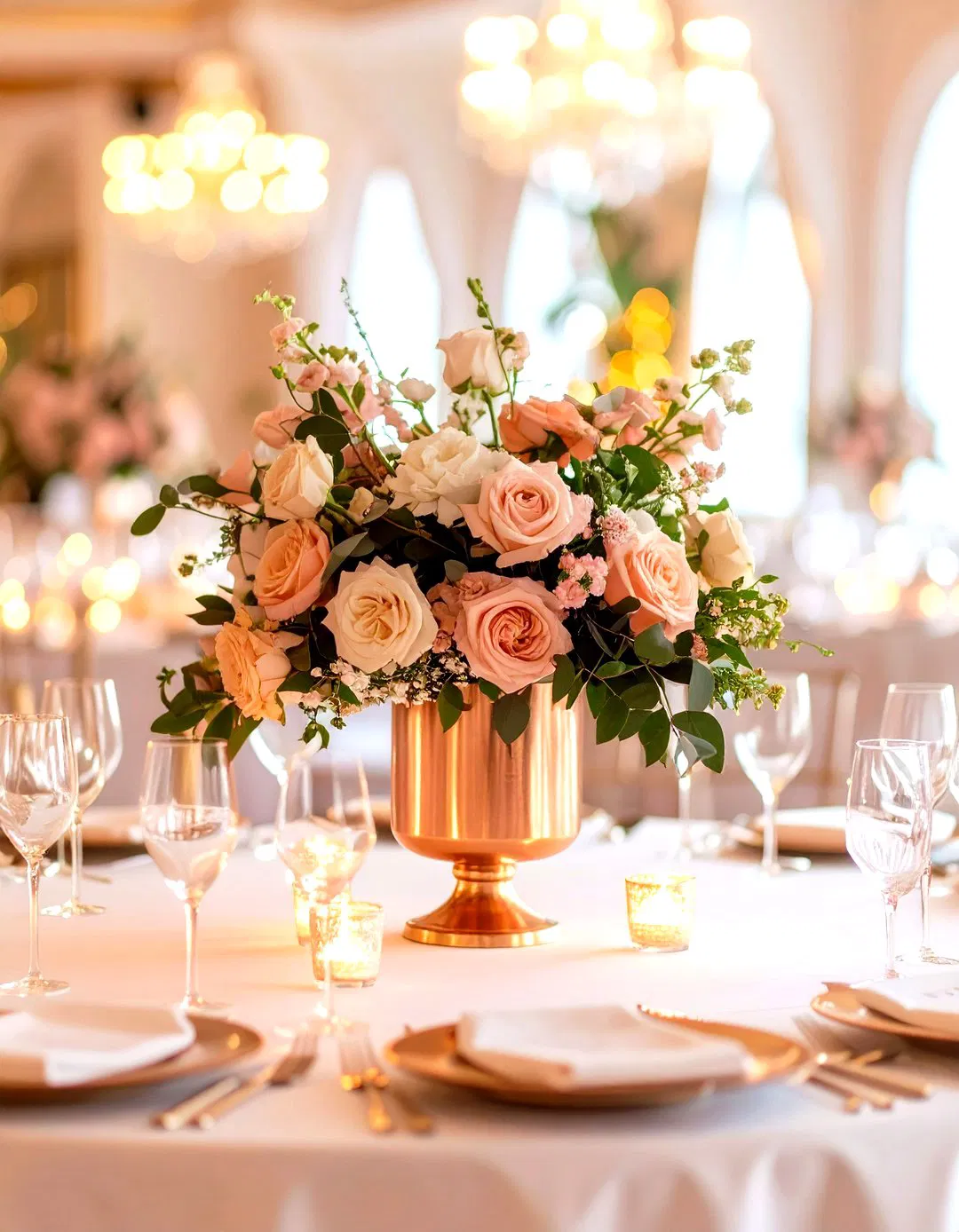 Copper and Rose Gold Accents