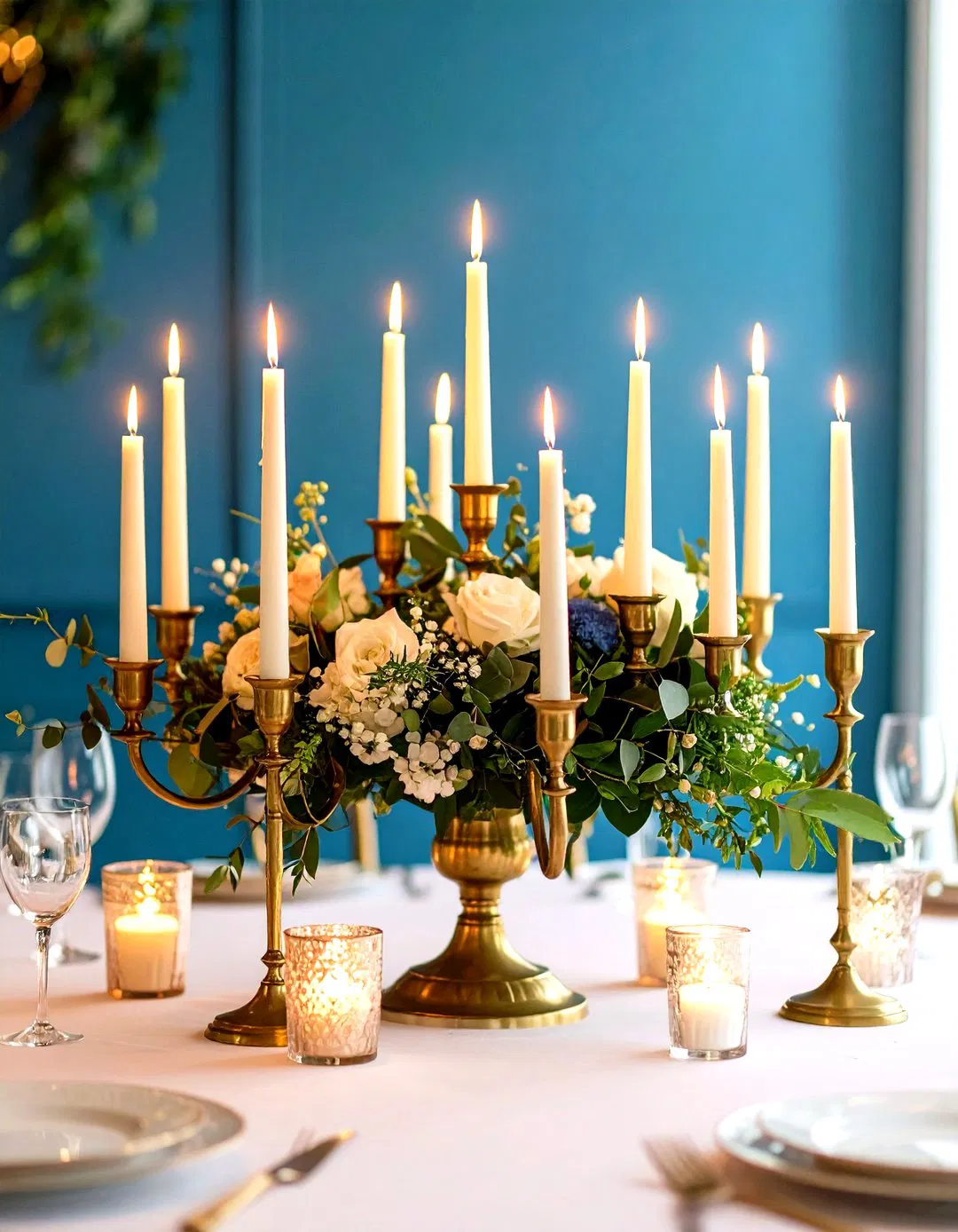 Mixed Height Taper Candle Clusters