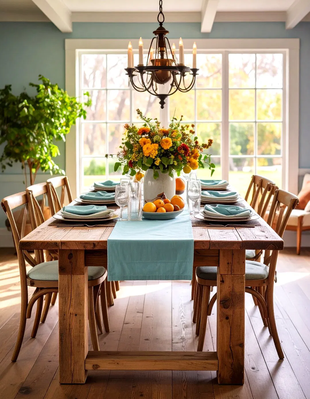 Reclaimed Wood Farmhouse Tables