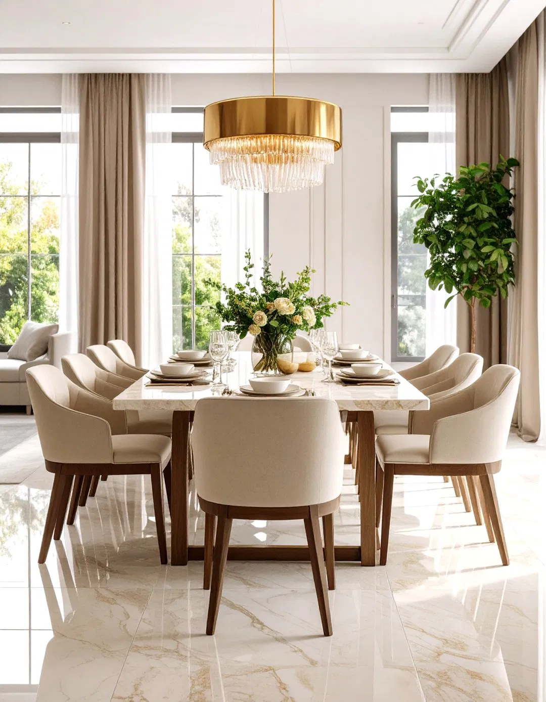 Travertine Dining Tables