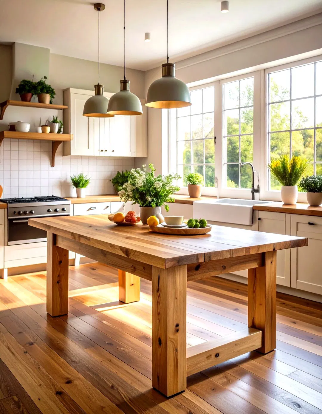 Butcher Block Kitchen Tables