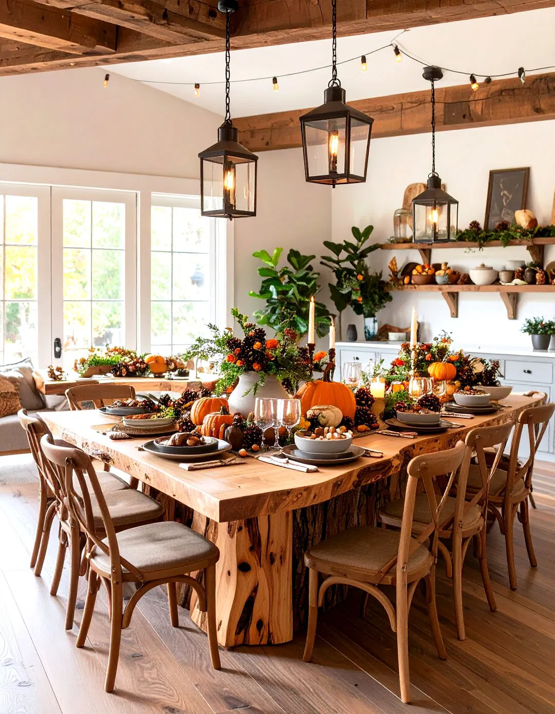 Nature-Inspired Buffet Arrangement