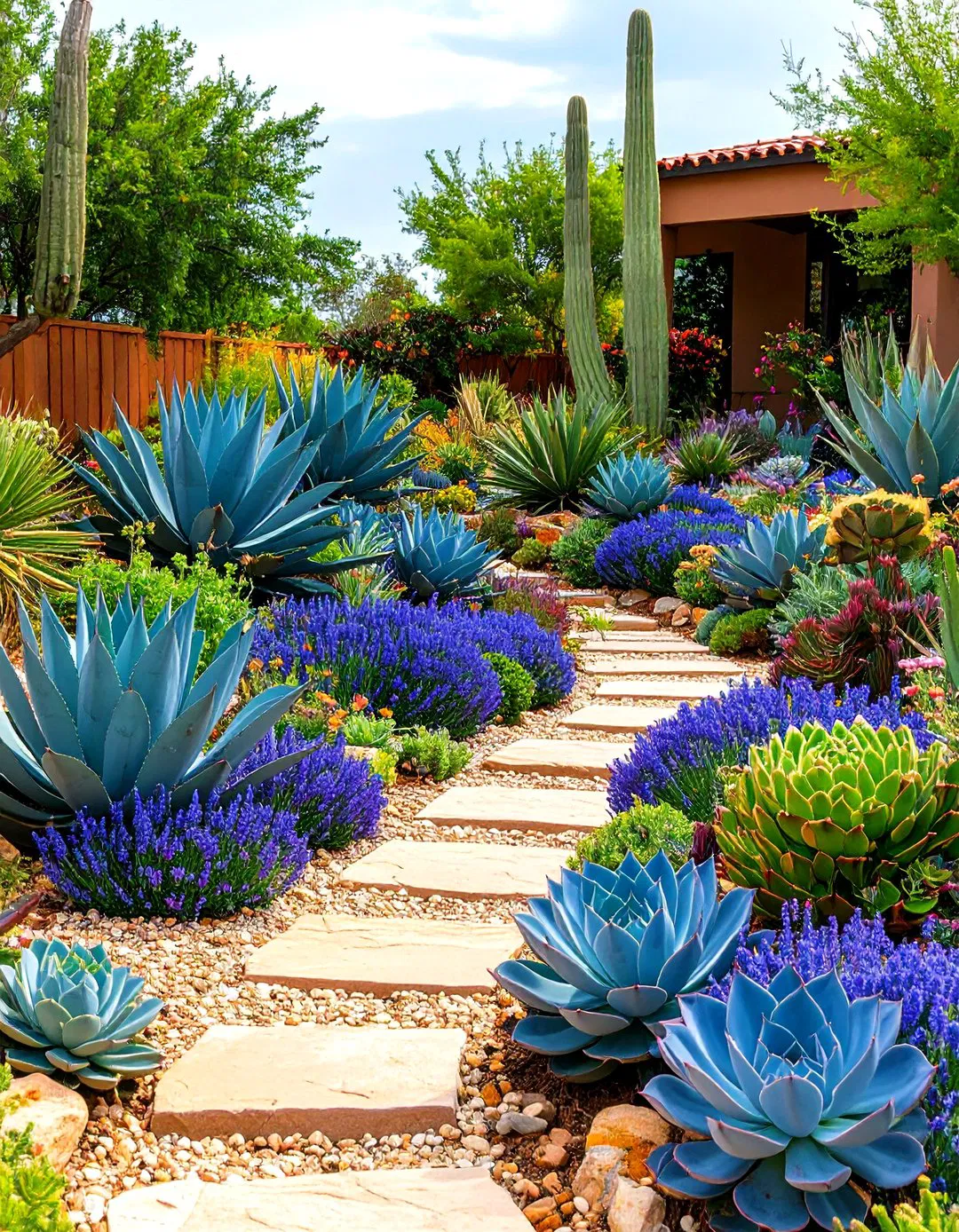 Succulent and Rock Garden Terraces - Tiered Garden Ideas